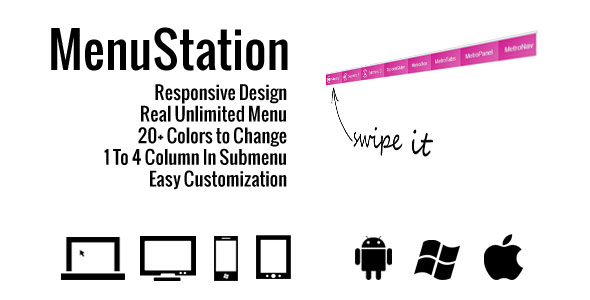responsive unlimited menu